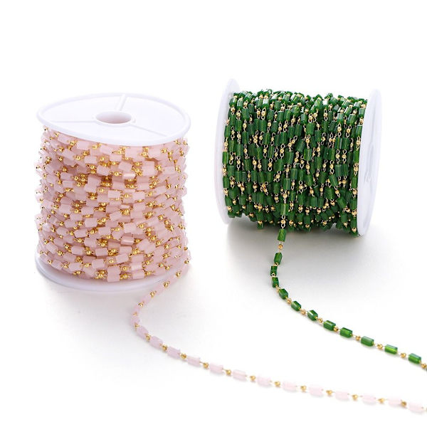 1 Meter Cube Beads Chains Bead Chain TRANSPARENT transparent