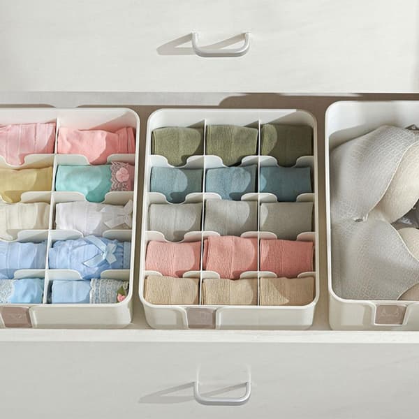 Underkläder Förvaringslåda Låda Organizer VIT 1CELL 1CELL white 1cell-1cell