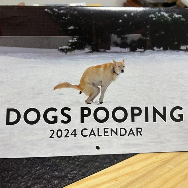 Morsom kalendergave 2024-kalender for hundebasjing-kalender
