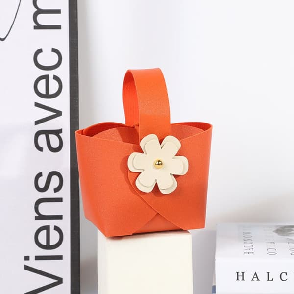 2 Stk Candy Box Håndtaske Box ORANGE Orange