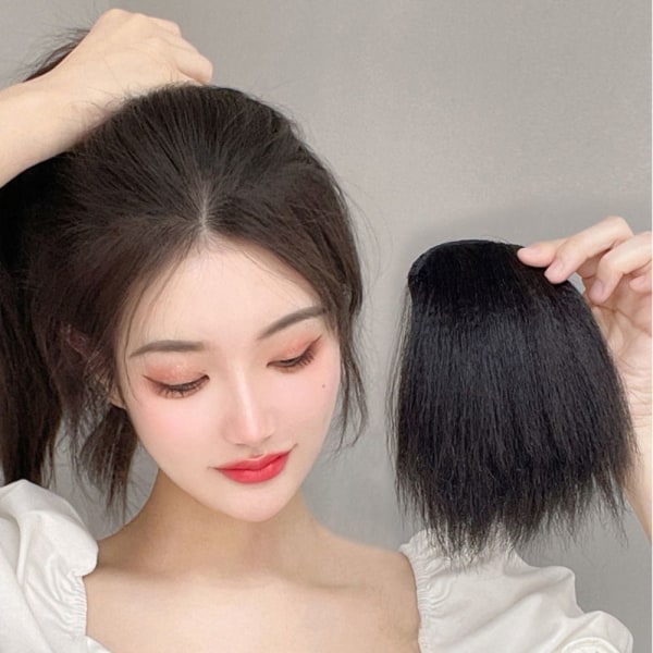 Perm Hair Pad Hair Extension Clip BRUN 20CM 20CM brown 20cm-20cm