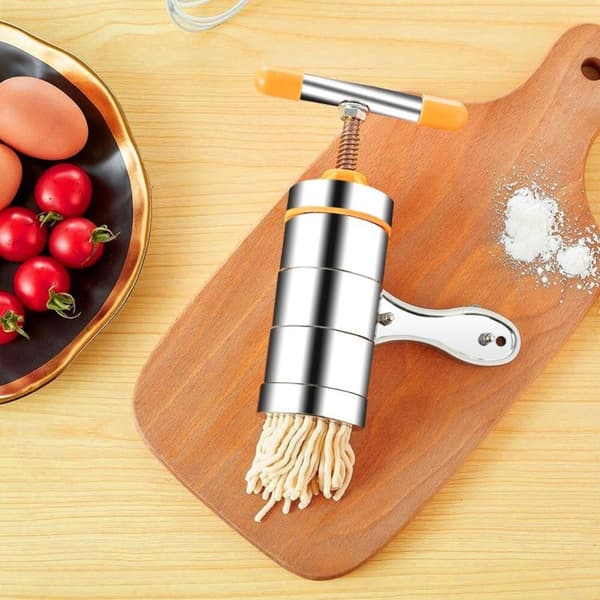 Manuel Nudel Pasta Maker Press Machine GRÅ grey