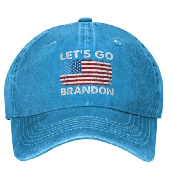 Let's Go Brandon FJB Cap BLÅ blue