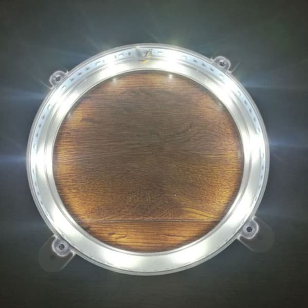2kpl LED Cornhole Lights Cornhole Ring Lamppu VALKOINEN white