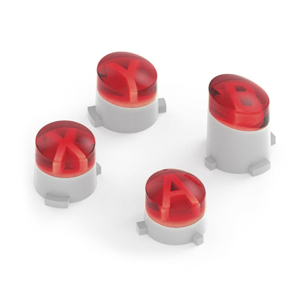 Abxy-knappkontrollknappar RÖDA red