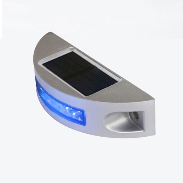 Solar Road Stud Light Trafikmarkeringslys GUL BLINKER Yellow flashing