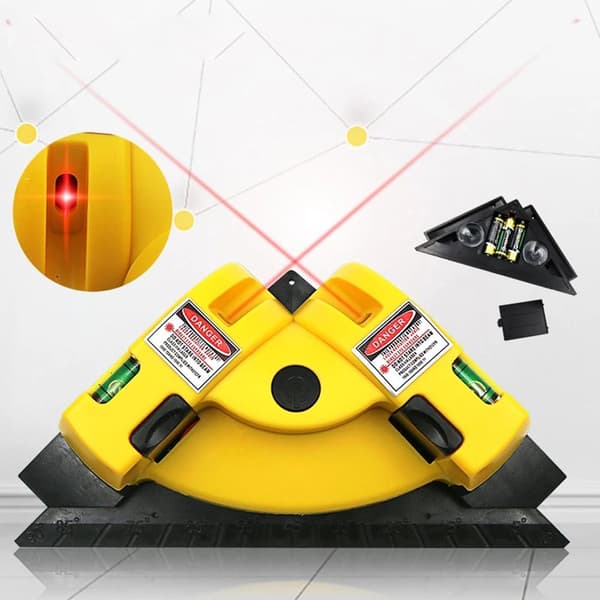 Square Laser Level Laser Tool GUL Yellow