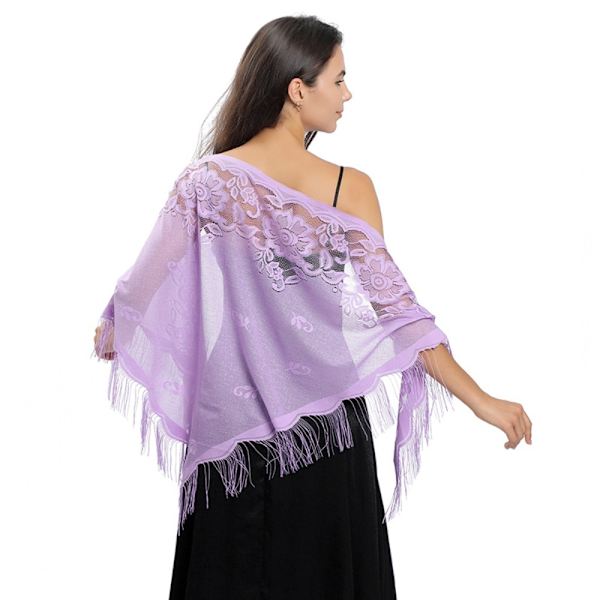 Aftenkjoler Sjal Lady Cape Wraps LYS LILLA LYS LILLA Light Purple