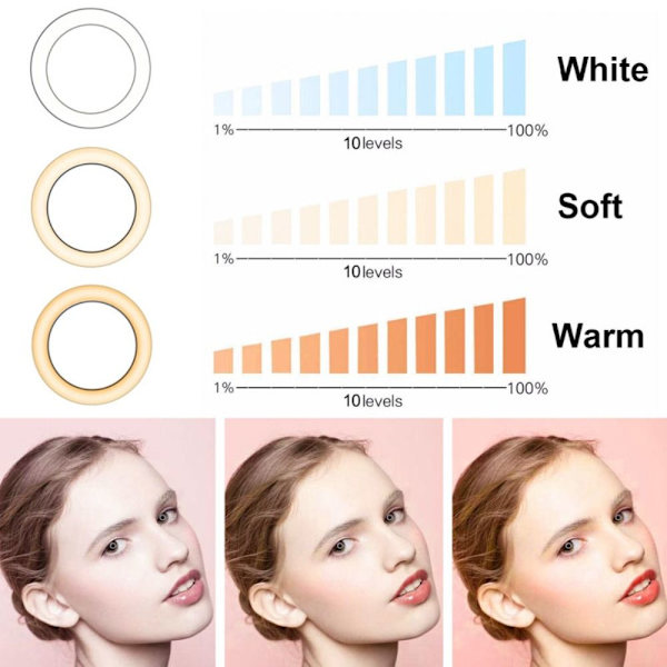 Clip on Ring Light Flash Lens Light Selfie Ring Beauty