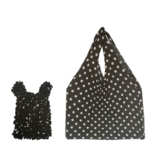 Bubble Bag Elastik Taske SORT black
