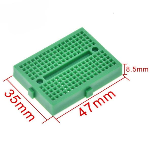 6 stk. Breadboard Kit Distributionsforbindelsesblokke Loddefri