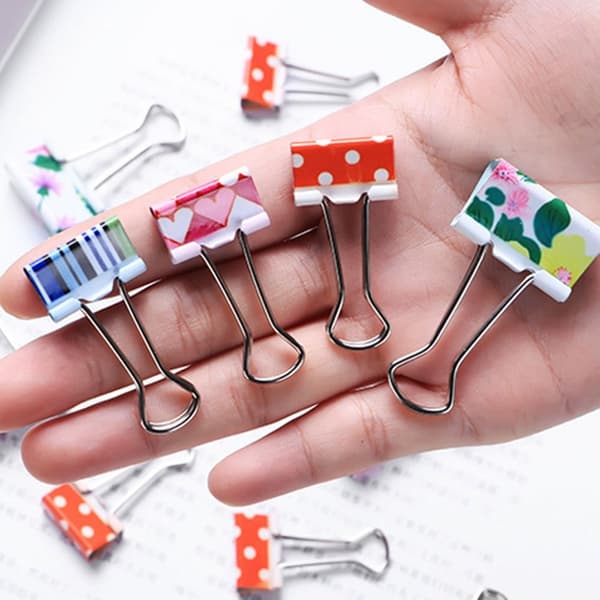 Binder Clips Clamp Paper Bookmark Clips