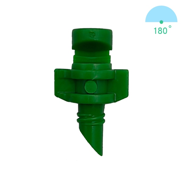 100 KPL Refraction Sprinkler Mist Suutin VIHREÄ 180 ASTETTA 180 Green 180 degrees-180 degrees