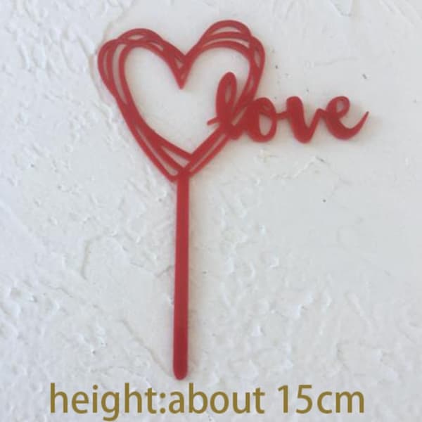 Cake Topper Akryldekorasjon 06 06 06