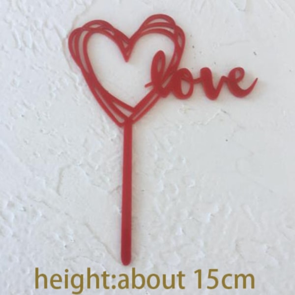 Cake Topper Akryldekoration 06 06 06