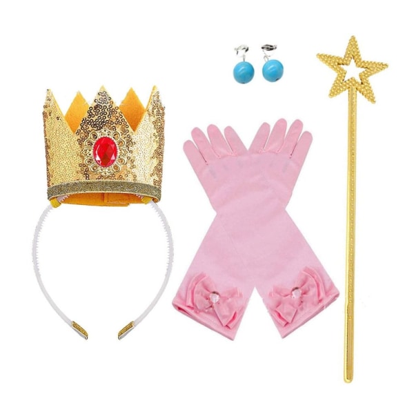 Princess Kläder Accessoarer Cosplay Kostym Set 6 6 6