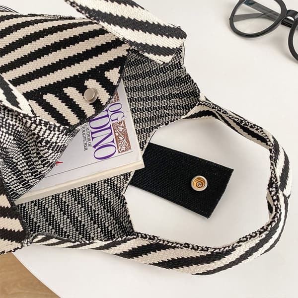 Knit Handbag Kangaskassi PUNAINEN red