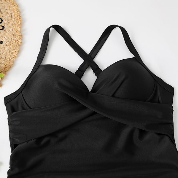 Badedragt Todelt badedragt SORT XL black XL
