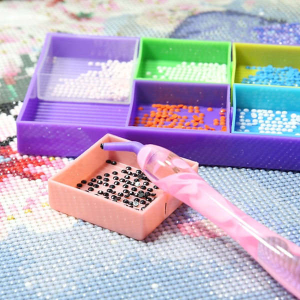 Harts Diamond painting Penna Point Drill Pennor LILA Purple