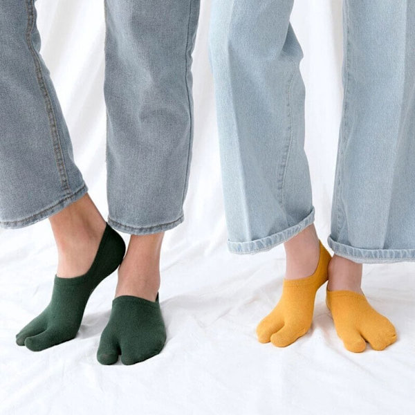 Pariskunta Sandaalisukat Halkeavarvassukat KHAKI Khaki