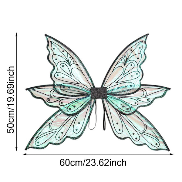 Fairy Wings Sommerfuglevinger SORT Black