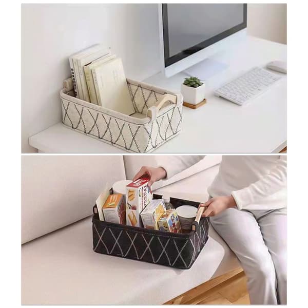 WovenStorage Baskets Förvaringslåda VIT L white L