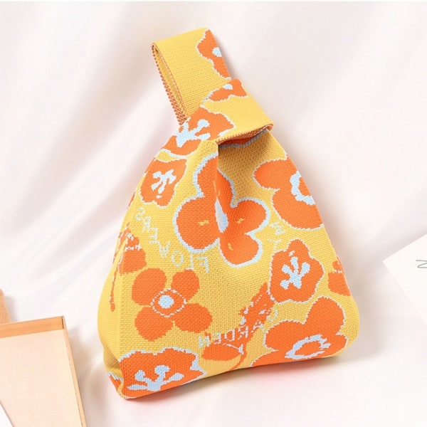 Knit Handbag Tote Bag 5 5 5