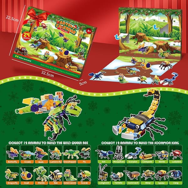 Jule Blind Box Sæt Julelegetøj 7 7 7
