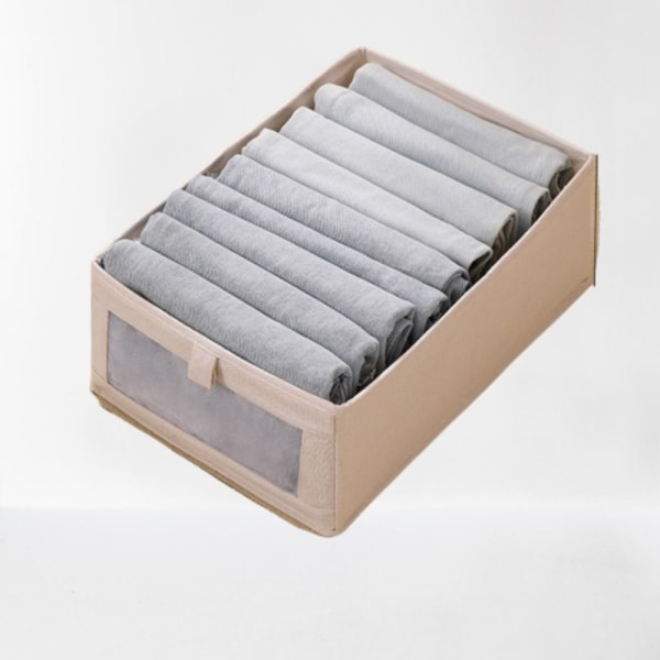 Undertøy Oppbevaringsboks Bukser Klassifisering Skuff BEIGE M Beige M