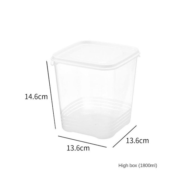 Kylskåpskonserveringslåda Delad förvaringslåda 1100ML 1100ML 1100ml