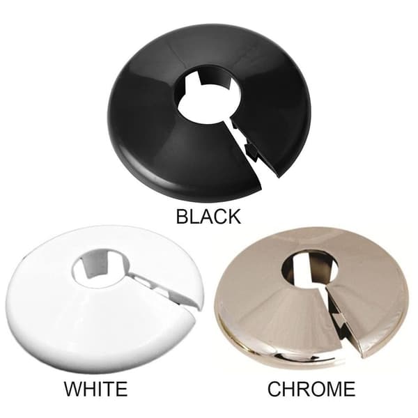 Radiatorrørkrager Deksel Plastdeksler HVIT White