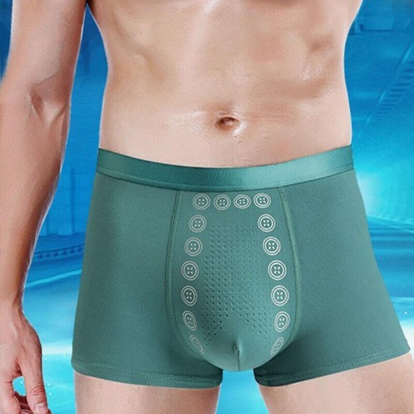 Energy Field Therapy Miesten Alusvaatteet Magnetic Therapy Miesten Green XXL