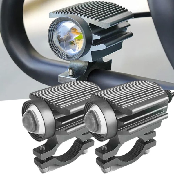 1/2 Stk LED Forlygte Motorcykel Køre Spotlight 2 STK 2 STK 2pcs