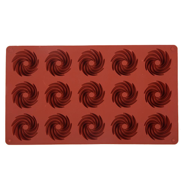 15 Cavity Mini Spiralformad Form Form