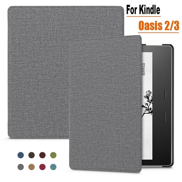 Smart Cover 7 tommers E-bokleser Folio-etui GRÅ Grey