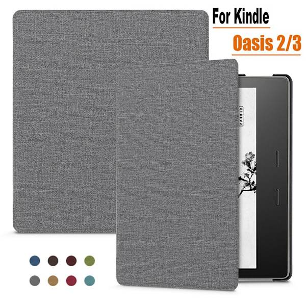 Smart Cover 7 tuuman e-kirjan lukulaitteen case HARMAA Grey