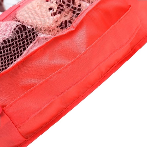 6 STK Sæt Rejseopbevaringstaske Kuffert Opbevaringstaske ROSE RED Rose Red