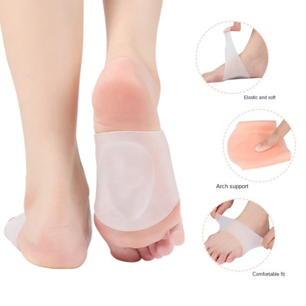 Flat Foot Orthotics Pad Smertelindring WHITE L40-45 L40-45 White L40-45-L40-45
