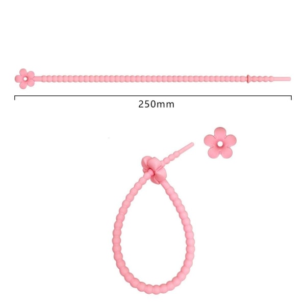 10 kpl Nippuside silikoniköysi VÄRI 3 VÄRI 3 Color 3