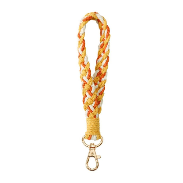 2stk Håndleddsnøkkelring Håndleddsnøkkelarmbånd ORANSJE Orange