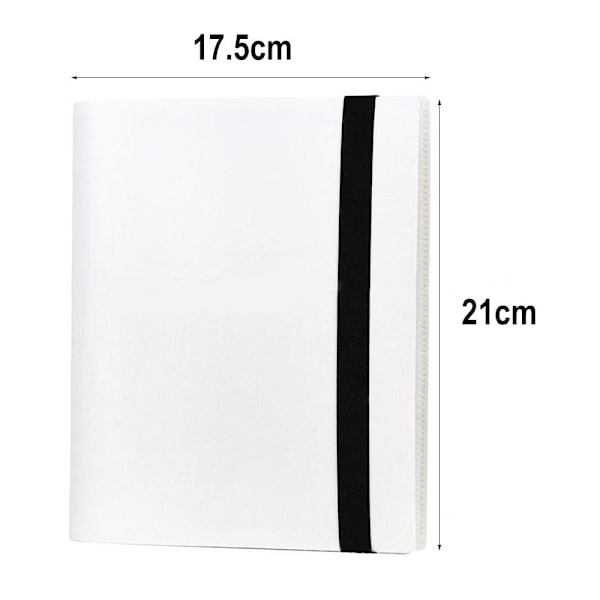 Pikakameravalokuva-albumi, 3 tuuman kuvien tallennustila 160 160 Pockets-White