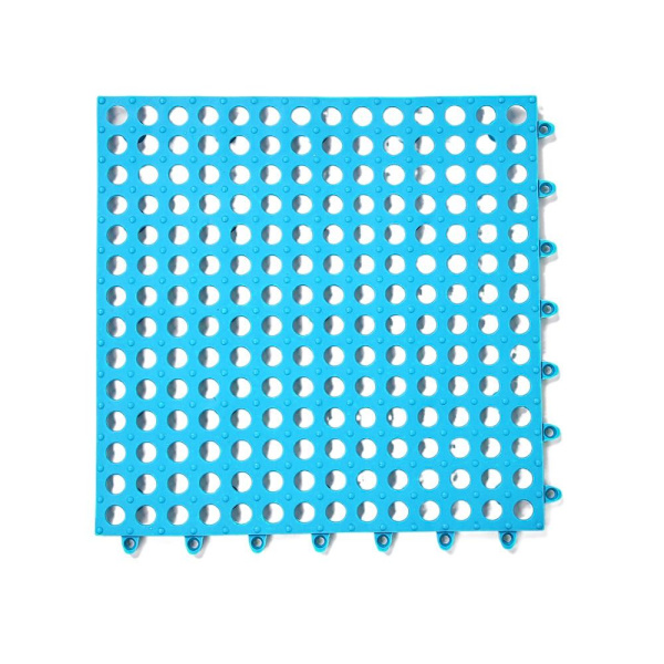Skridsikker måtte Bademåtte LYSEBLÅ light blue