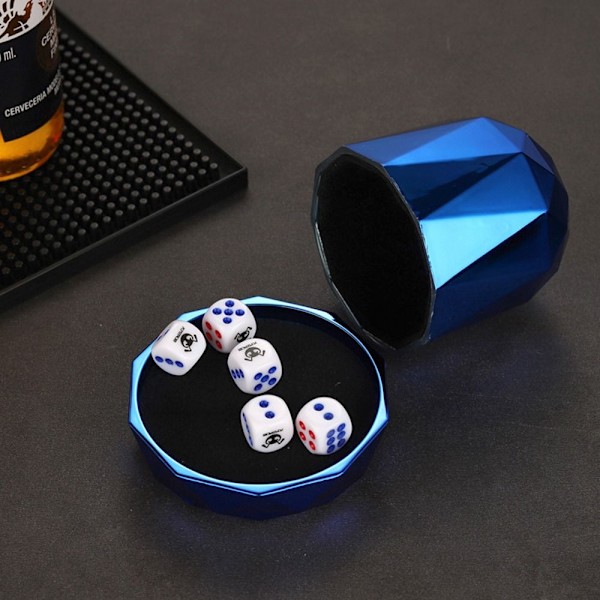 1 Stk Terningkopp Terningbeholder SORT SORT black