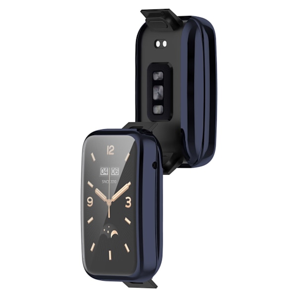 till Xiaomi Mi Band 7 Pro Soft TPU Cover Skärmskydd silver