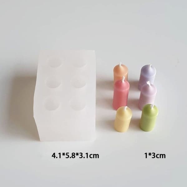 Søt bjørnelysform 3D kunstvoksform 2 2 2