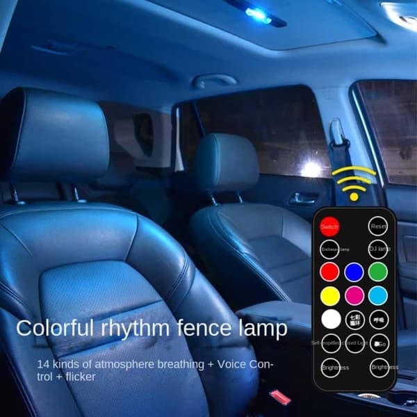 Bil Atmosfære Lampe Bil Interiør Ambient Lamp Auto Interiør