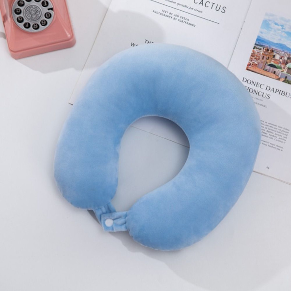 U-formad kudde Foam Memory Kudde Air Cushion Neck Random