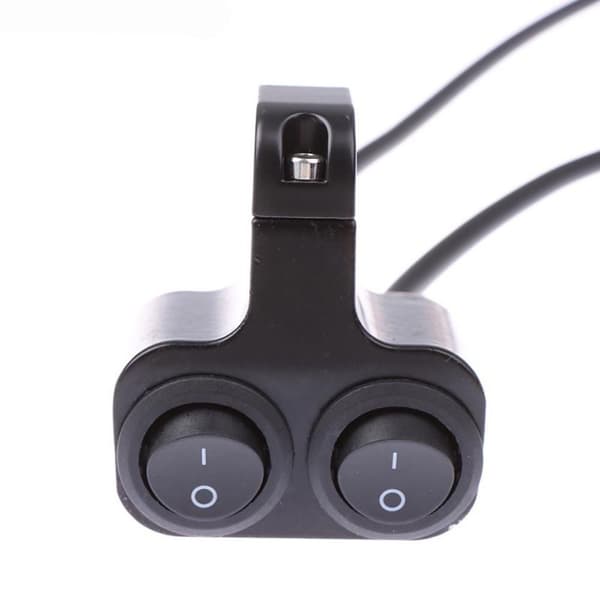Motorcykelstyrkontakt Moto Light Controller Dual Control