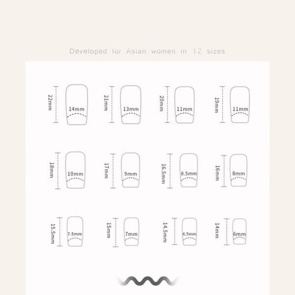 24st False Nails Long Square W329 W329