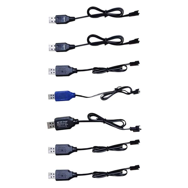 5 stk Ladekabel Sm Interface Kabel Oplader 7,2V SM 7.2V SM connector